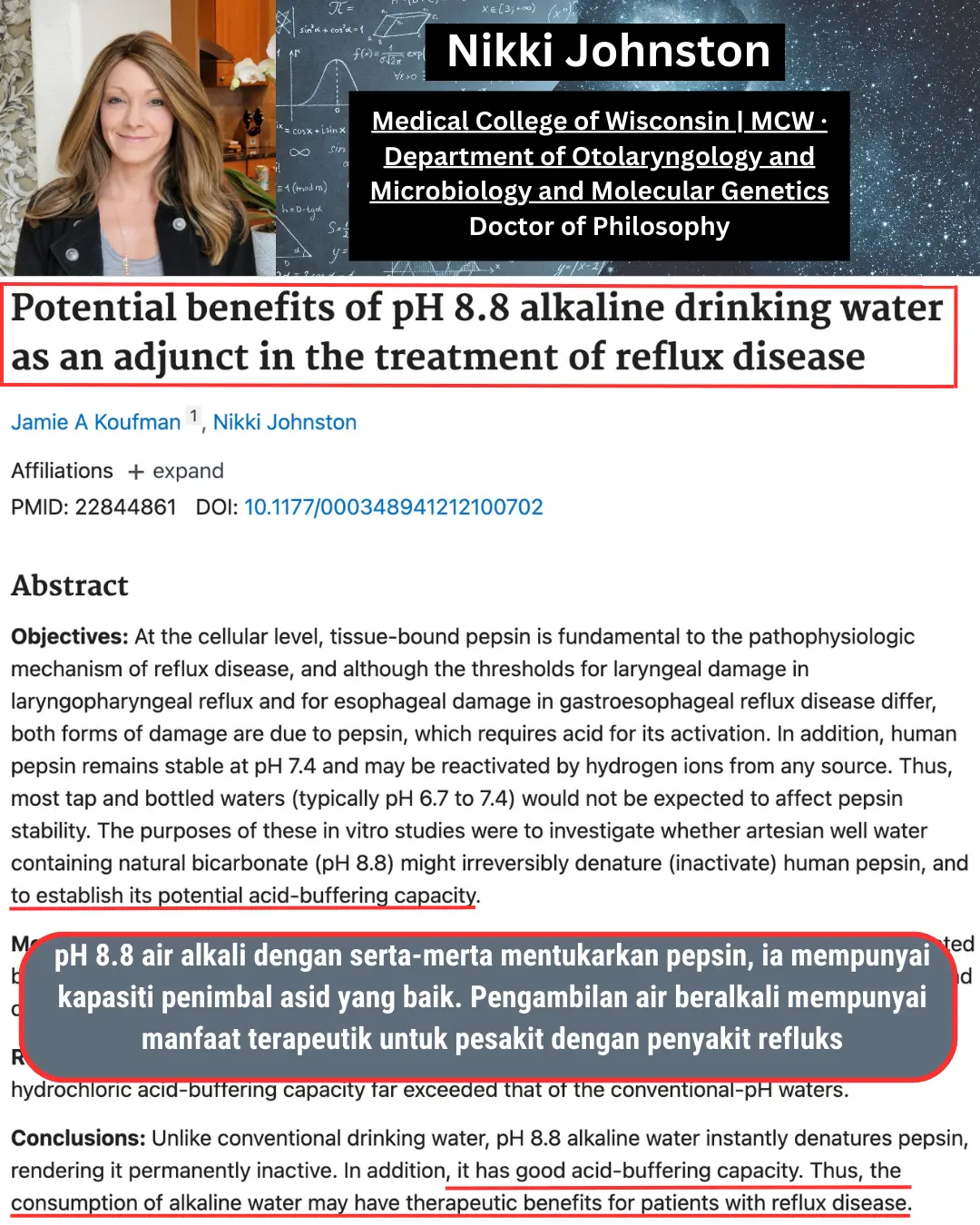 KAJIAN - Air Alkali mampu mengurangkan acid reflux